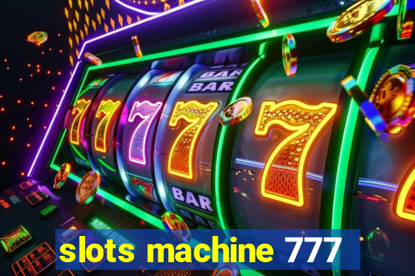 slots machine 777