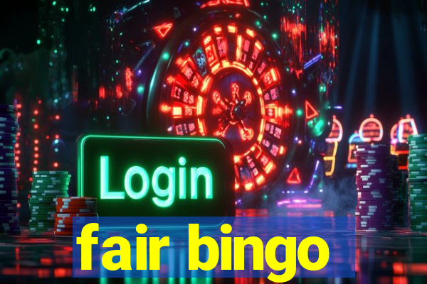 fair bingo