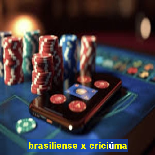 brasiliense x criciúma