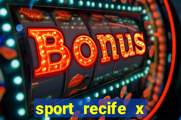 sport recife x ponte preta palpite