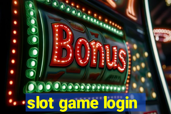 slot game login