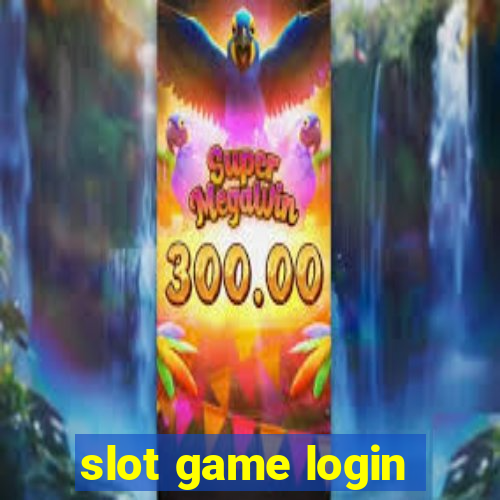 slot game login