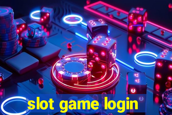 slot game login