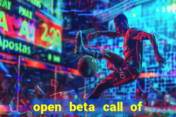 open beta call of duty black ops 6