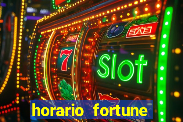 horario fortune tiger hoje