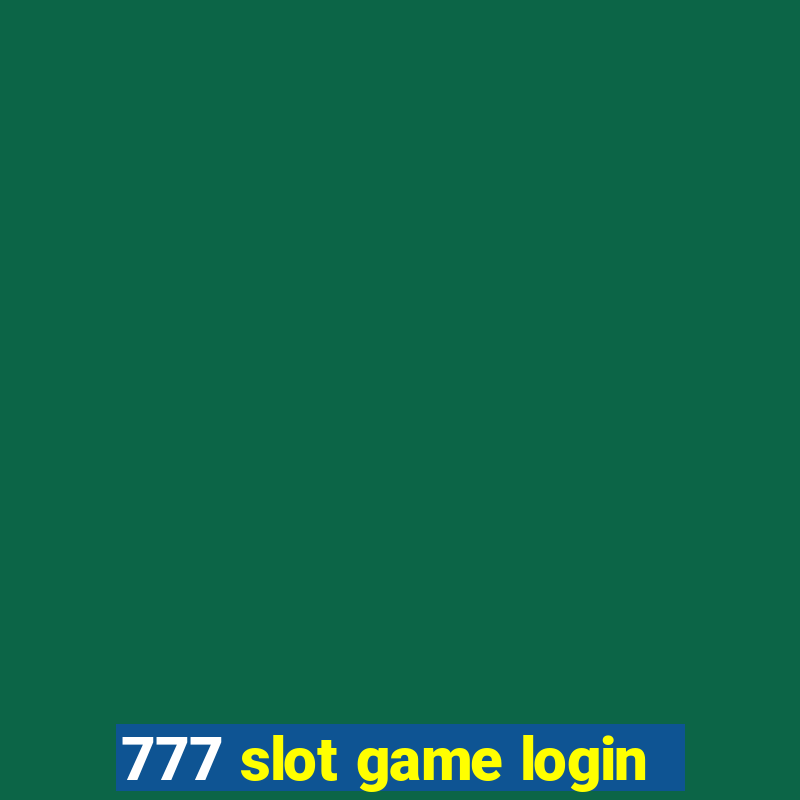 777 slot game login