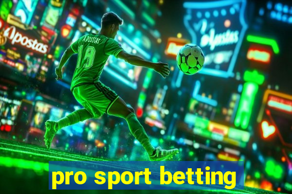 pro sport betting