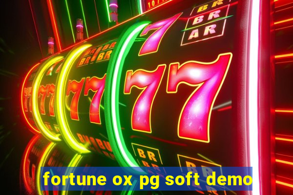 fortune ox pg soft demo