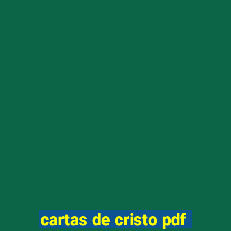 cartas de cristo pdf