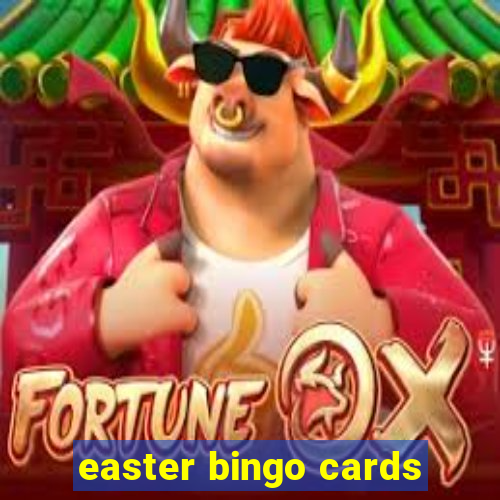 easter bingo cards