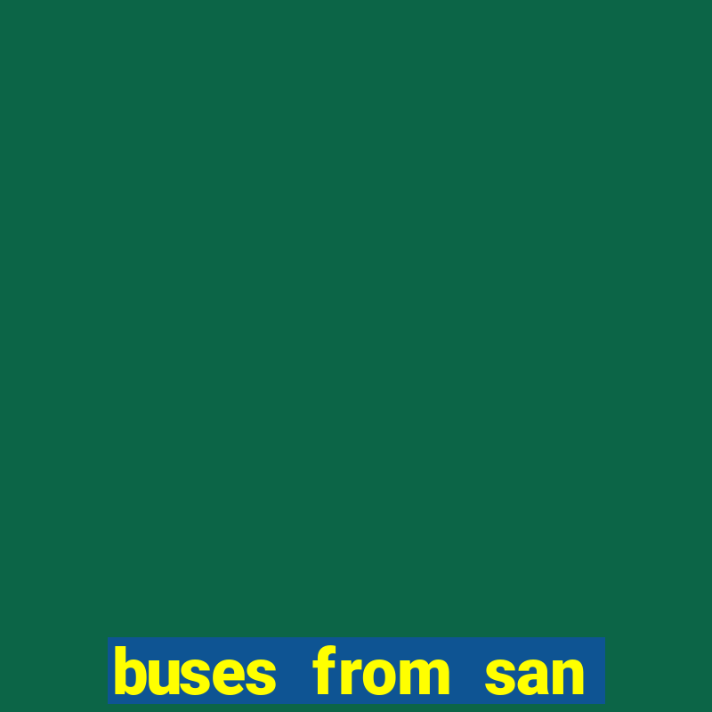 buses from san jose to la fortuna