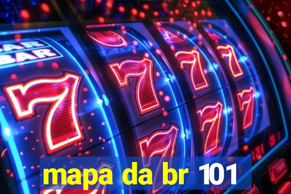 mapa da br 101