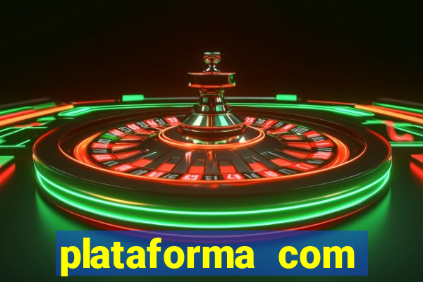 plataforma com chuva de dinheiro