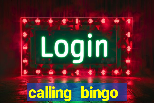 calling bingo numbers out