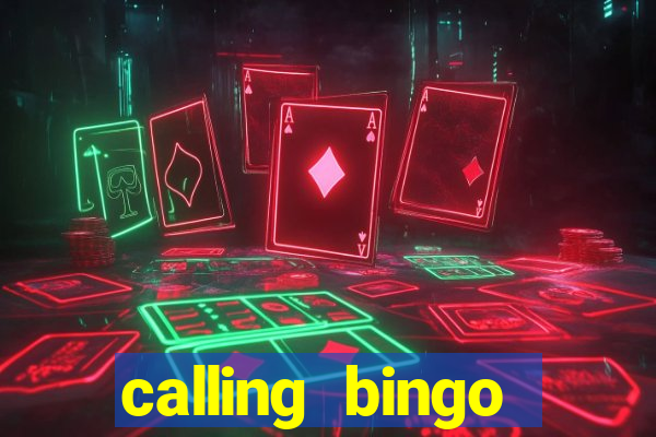 calling bingo numbers out