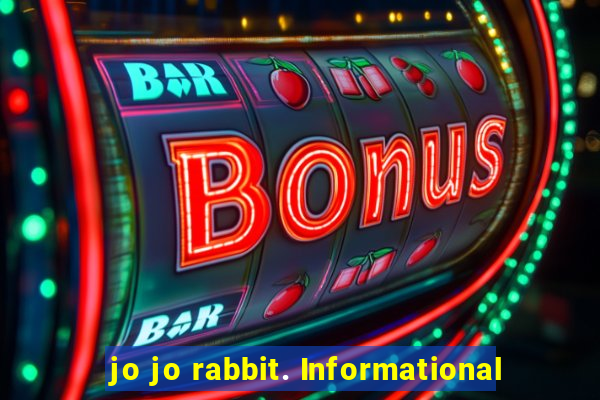 jo jo rabbit. Informational