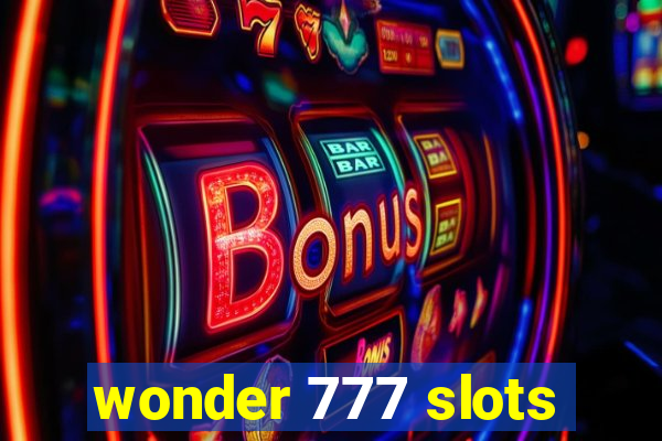 wonder 777 slots