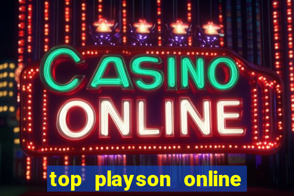 top playson online slot sites