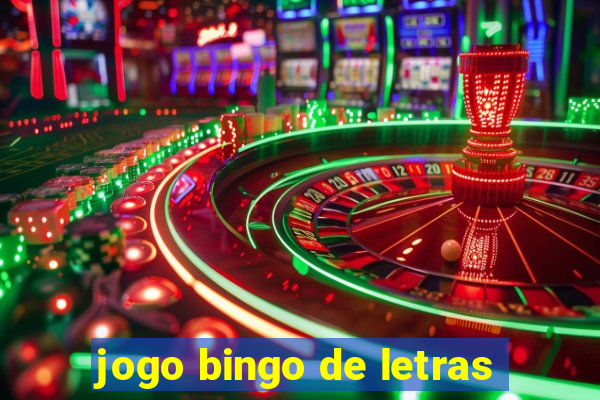 jogo bingo de letras