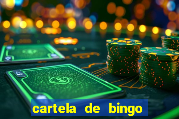 cartela de bingo ate 50