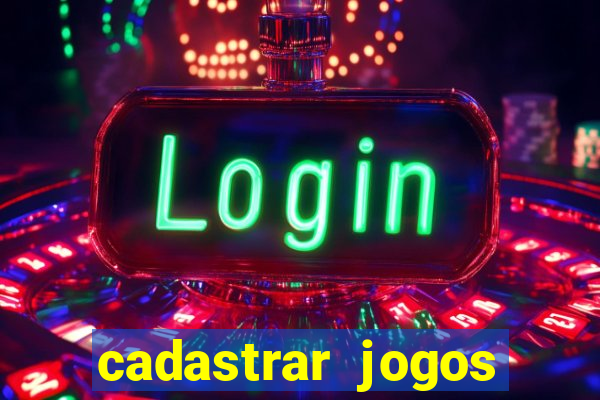 cadastrar jogos online caixa