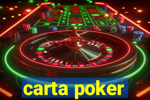 carta poker