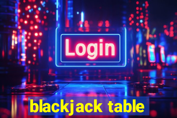 blackjack table