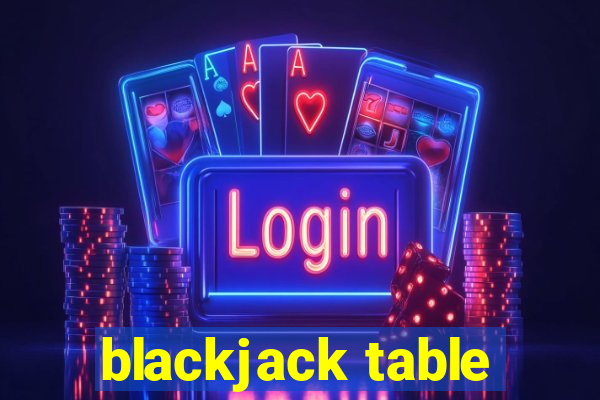 blackjack table