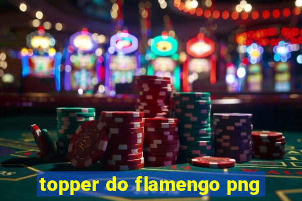 topper do flamengo png