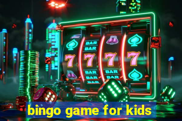 bingo game for kids