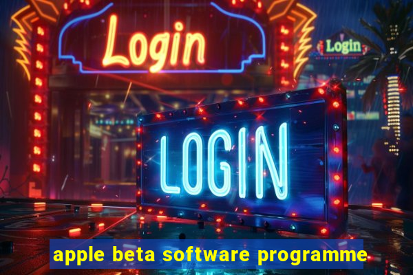 apple beta software programme