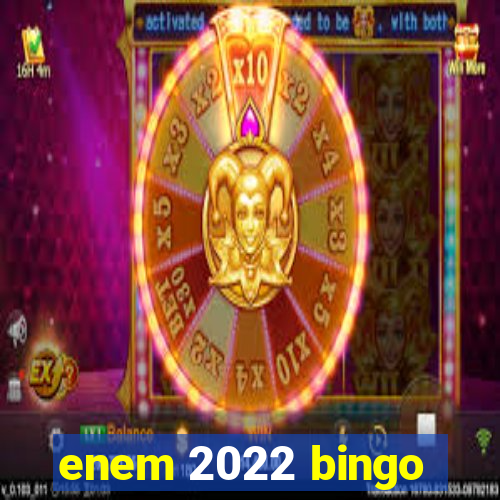 enem 2022 bingo