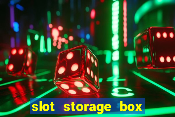 slot storage box for car