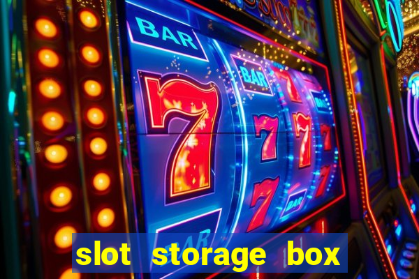 slot storage box for car