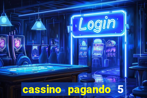 cassino pagando 5 reais no cadastro