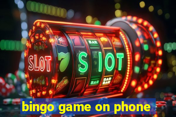 bingo game on phone