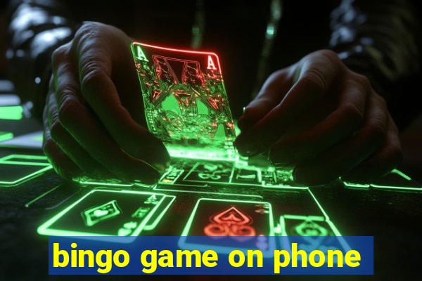 bingo game on phone