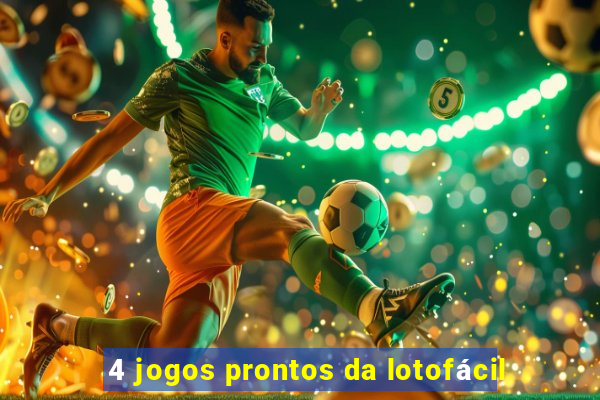 4 jogos prontos da lotofácil