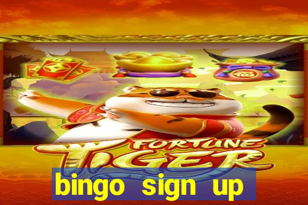 bingo sign up offers no wagering