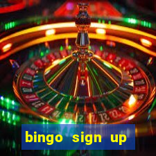 bingo sign up offers no wagering