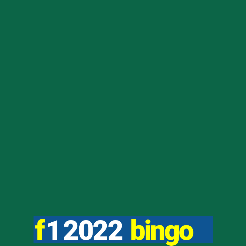 f1 2022 bingo