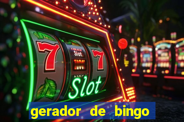 gerador de bingo cha de bebe