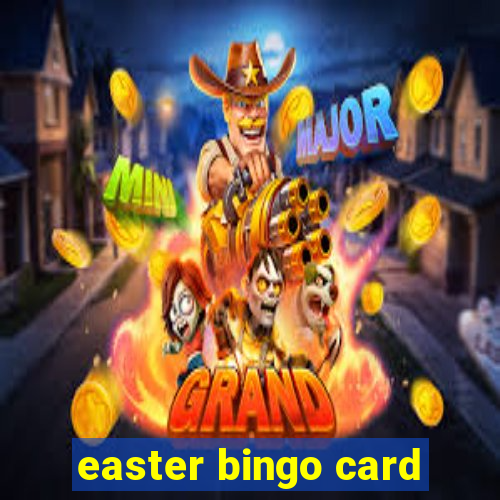 easter bingo card