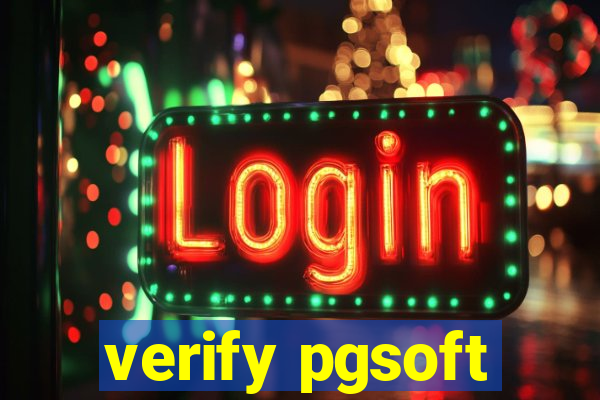 verify pgsoft