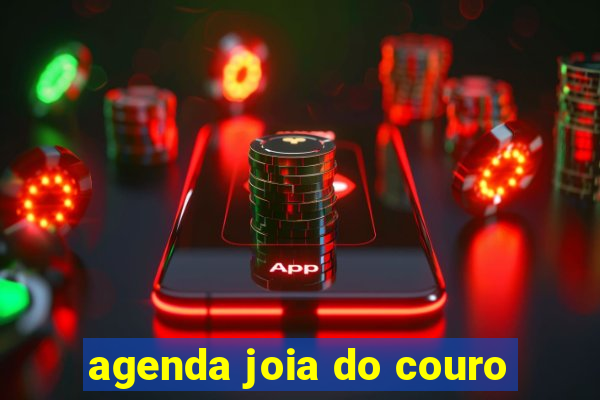 agenda joia do couro