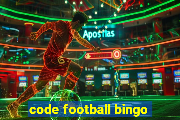 code football bingo