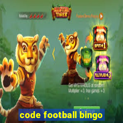 code football bingo