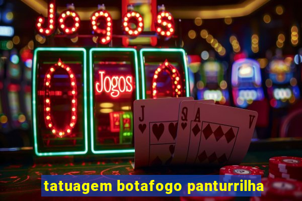 tatuagem botafogo panturrilha