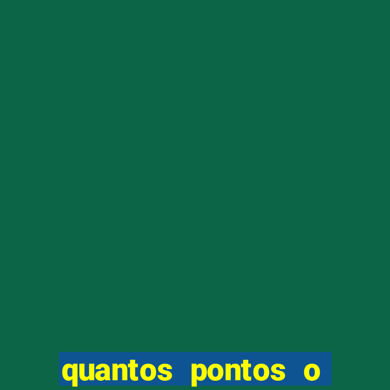 quantos pontos o grêmio tem