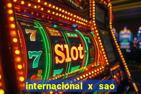 internacional x sao paulo palpites